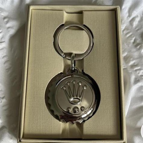 Rolex Keyring with Crown Charm – Yellow, Grey, Rose Gold .